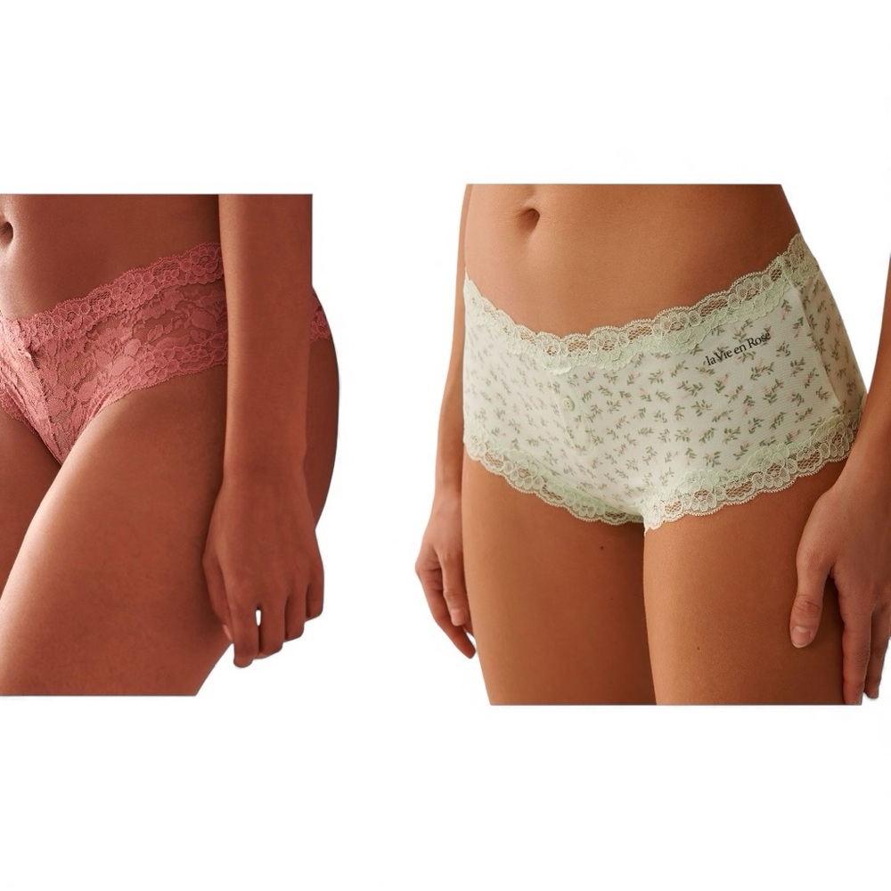 La Vie en Rose Panty Bundle NWT - 2 Pack (Boyshort, Cheeky) XXL